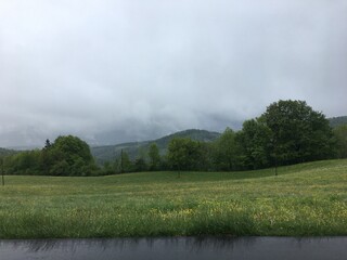 morning in the mountains