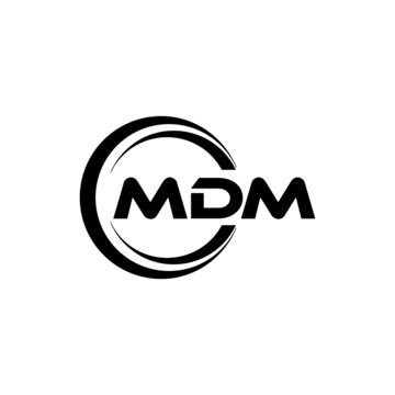 MCM letter logo design with black background in illustrator, cube logo,  vector logo, modern alphabet font overlap style. calligraphy designs for  logo, Poster, Invitation, etc. Stock Vector