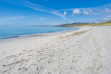 Prince's Beach is located on the west side of the Isle of Eriskay in the Outer Hebrides