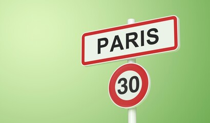 Limitation de vitesse à 30 kilomètres par heure à Paris