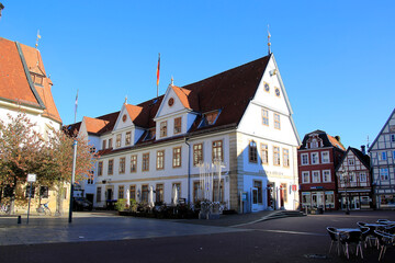 Das Alte Rathaus mit Museum in Celle., Celle,, Niedersachsen, Deutschland, Europa  --
The old town hall with museum in Celle.  Celle , Lower Saxony, Germany, Europe - 
