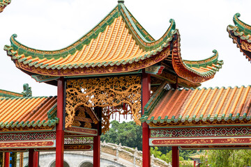Obraz premium Baomo Garden, Lingnan Classical Garden Landscape, Guangzhou, China
