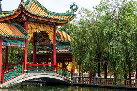 Baomo Garden, Lingnan Classical Garden Landscape, Guangzhou, China