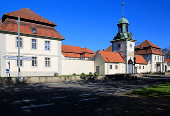 Die Justizvollzugsanstalt in Celle ist ein Hochsicherheitsgefängnis. Celle, Niedersachsen,...
