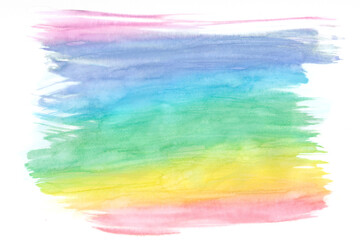 虹色水彩背景