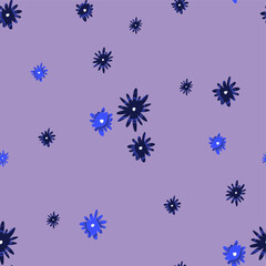 blue flowers background