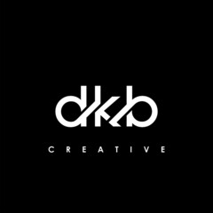 DKB Letter Initial Logo Design Template Vector Illustration