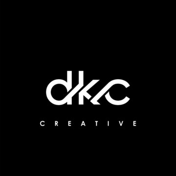 DKC Letter Initial Logo Design Template Vector Illustration