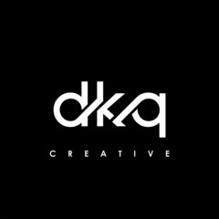 DKQ Letter Initial Logo Design Template Vector Illustration