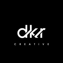 DKR Letter Initial Logo Design Template Vector Illustration