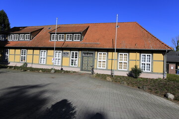 Teilansicht des Bieneninstitutes in Celle. Celle, Niedersachsen, Deutschland, Europa  --
Partial view of the apiary in Celle. Celle, Lower Saxony, Germany, Europe 