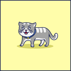 Cute cat pet vector design