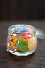 jelly beans in jar