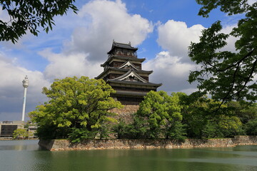 広島城　広島　日本
