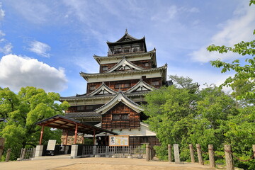 広島城　広島　日本