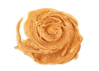 peanut butter isolated on white background