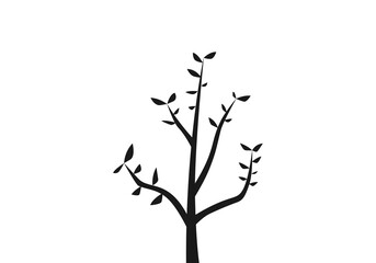 Tree Flowers Icon Five Branch
