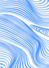 Waves pattern transparent