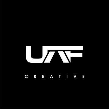 UAF Letter Initial Logo Design Template Vector Illustration