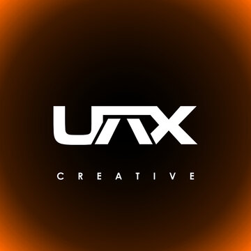 UAX Letter Initial Logo Design Template Vector Illustration