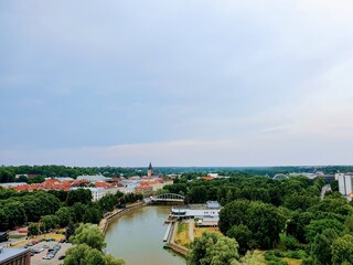 Fototapeta na wymiar View of the city of Tartu