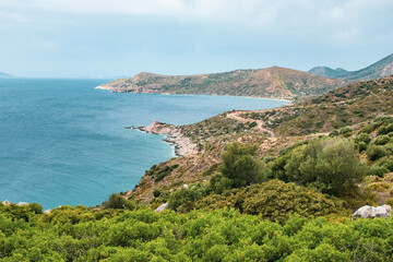 Coast of the Aegean Sea. Datca peninsula, Turkey

