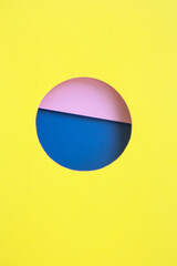 Abstract bright background. Geometric colorful paper background. Vertical background