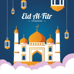 Flat Eid Al Fitr Illustration_2_z