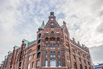 Fototapeta premium Hamburg Germany, city center 