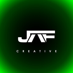 JAF Letter Initial Logo Design Template Vector Illustration