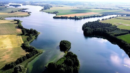 reflection of trees in the water
