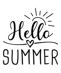 Hello summer, Summer SVG, Beach SVG, SVG bundle