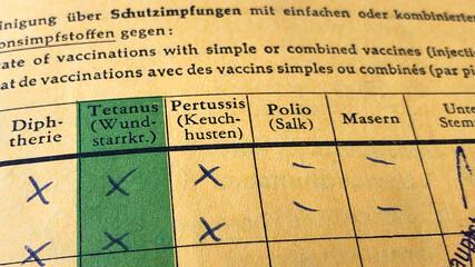 German international certificate of vaccination
