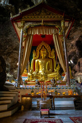 Wat Ban Tham temple and cave in Kanchanaburi, Thailand