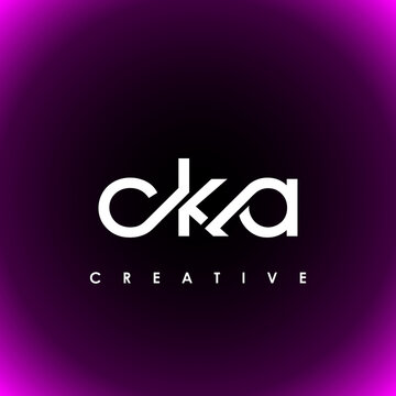 CKA Letter Initial Logo Design Template Vector Illustration