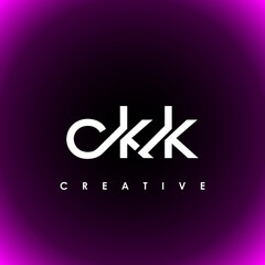 CKK Letter Initial Logo Design Template Vector Illustration