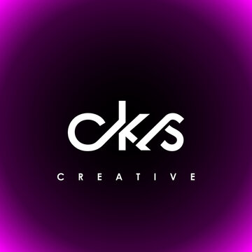 CKS Letter Initial Logo Design Template Vector Illustration