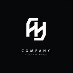 Simple illustration logo for financial company.