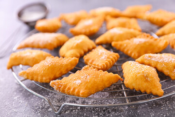 fried bugne- traditional french cake