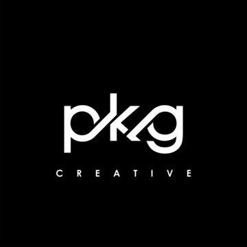 PKG Letter Initial Logo Design Template Vector Illustration