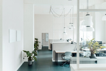 Interior of empty modern office