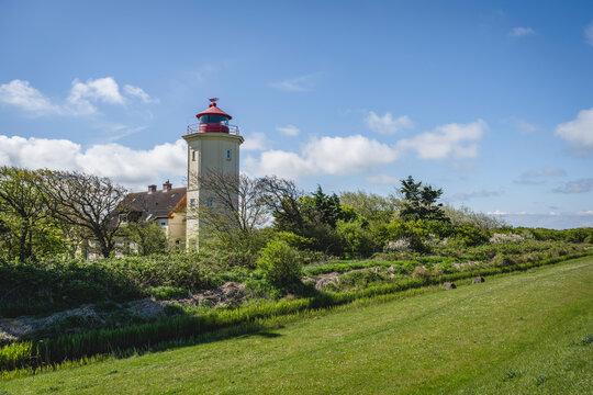 Westermarkelsdorf Lighthouse on Fehmarn island