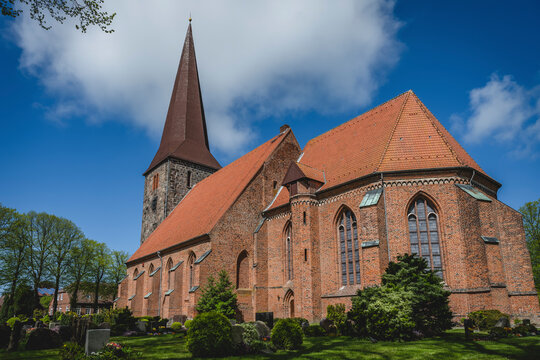 Germany, Schleswig-Holstein, Petersdorf, Exterior of St. Johannis Church