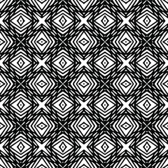 floral seamless pattern background.Geometric ornament for wallpapers and backgrounds. Black and white pattern.
