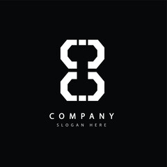 Simple illustration logo for financial company.