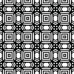 floral seamless pattern background.Geometric ornament for wallpapers and backgrounds. Black and white pattern.
