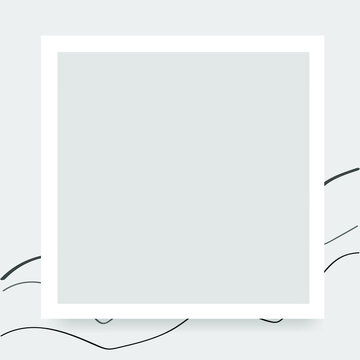 Square frame mockup, white frame mockup, wall, white mat, product mockup, mock-up, artwork, photography, mockup, stock, DOWNLOAD