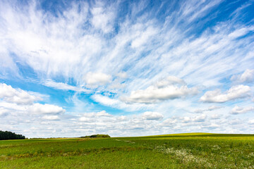 Multilayered clouds in a complex-structured sky