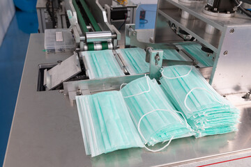 medical face mask making from machine for medical and protect virus or bacteria