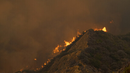 Saddleranch Fire Blaze California Wildfire Los Angeles
